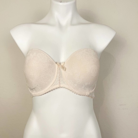 Excluded from sale Prime Donna Pink Strapless Bra UK 32F - Picture 1 of 7